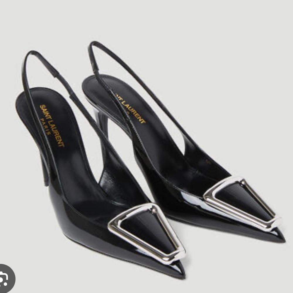 NWOT Saint Laurent Avenue Slingback Heels